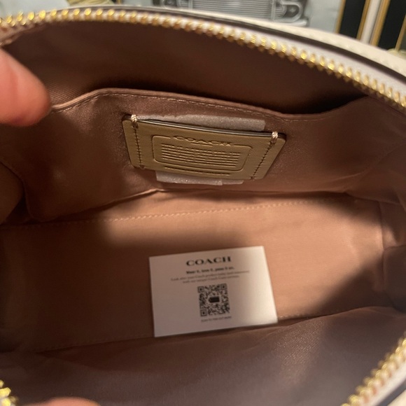 NWT Coach Handbag Madi Crossbody With Ladybug Floral Print Gold. Retail $400. - Picture 11 of 13